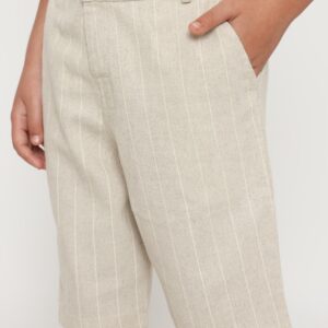 מכנס פשתן פסים - 5-6Y